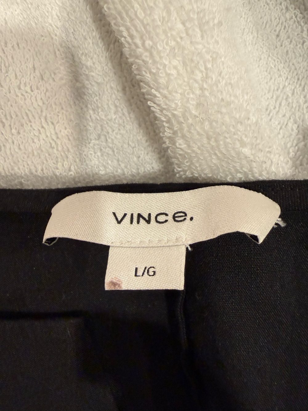 Vince Black Short-Sleeve Linen Shirt - Picture 4 of 4